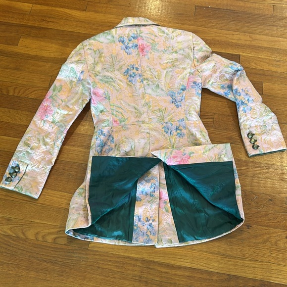 Vintag Jacquard Blazer Coat - Picture 3 of 4